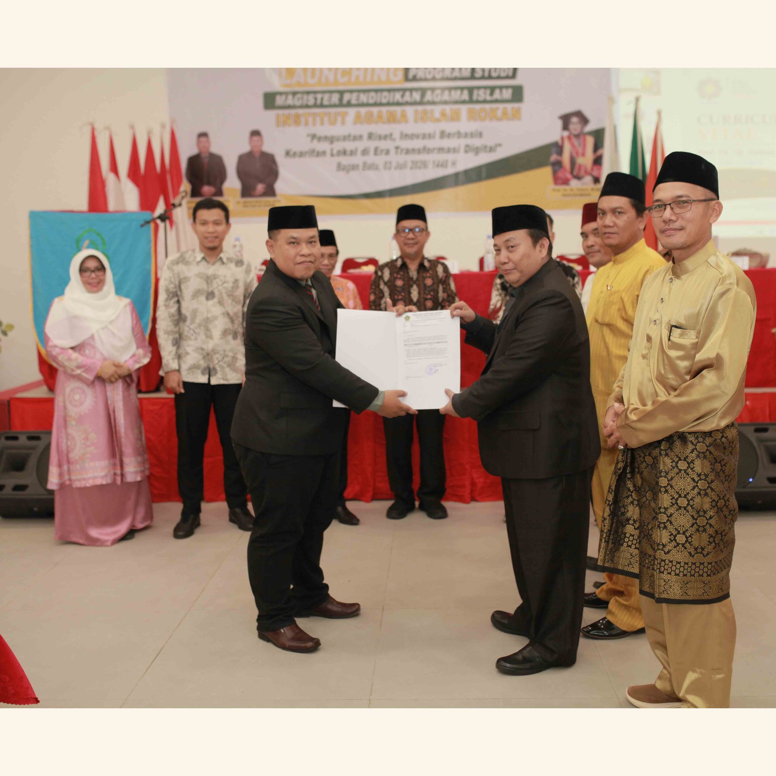 Institut Agama Islam Rokan Resmi Launching Program Studi Magister Pendidikan Agama Islam, Penyerahan SK Pascasarjana dan Pembekalan KKN/PPL Berlangsung Sukses