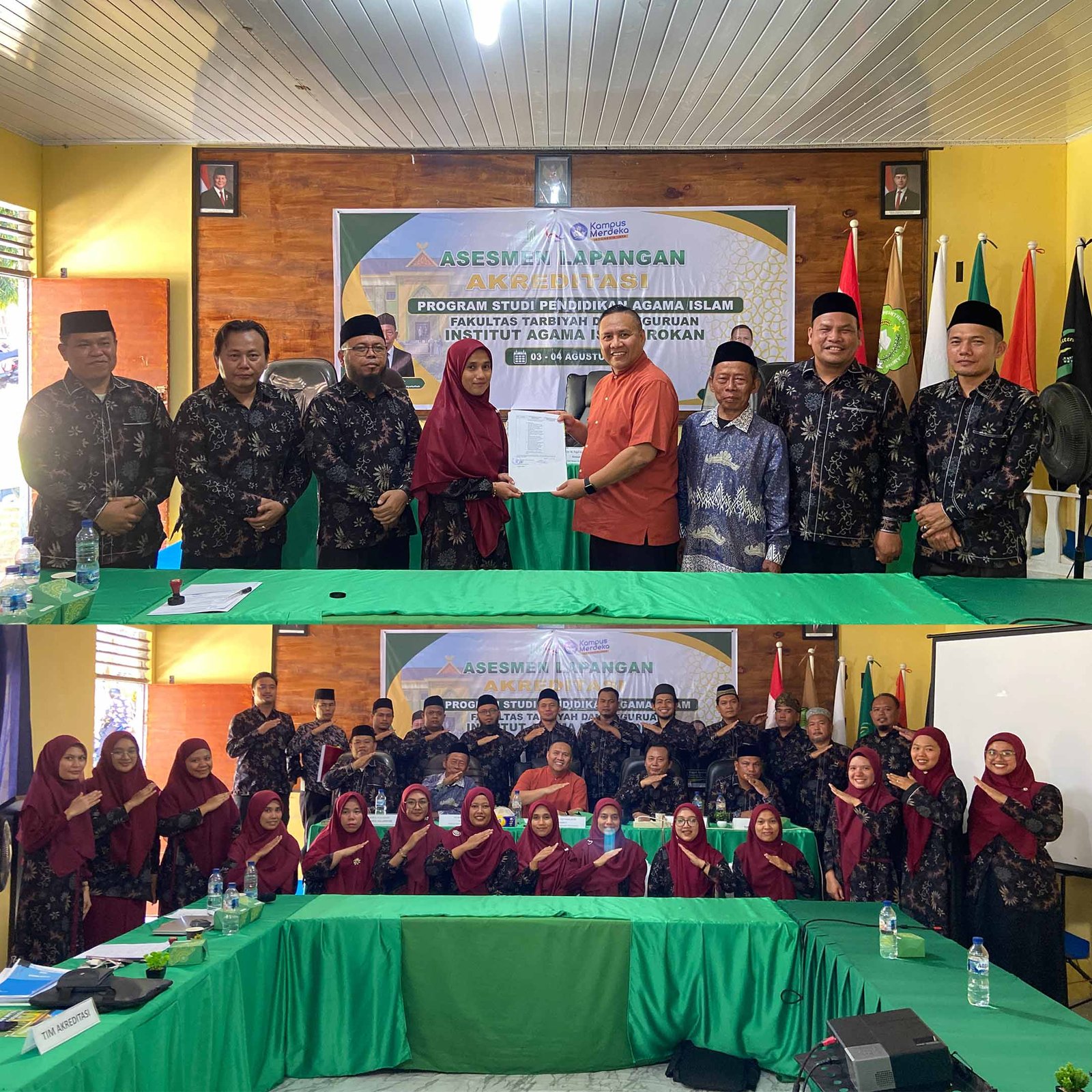 Asesmen Lapangan Akreditasi Program Studi Pendidikan Agama Islam Institut Agama Islam Rokan Berlangsung Sukses Selama Dua Hari